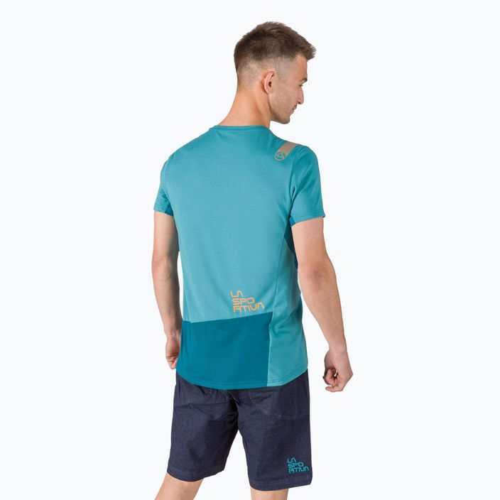 Мъжка тениска за катерене La Sportiva Grip blue N87623624 3