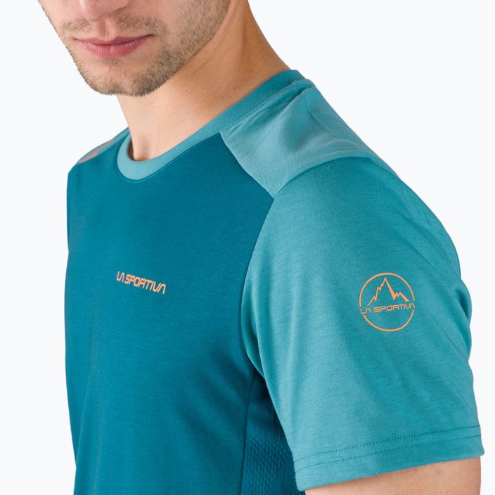 Мъжка тениска за катерене La Sportiva Grip blue N87623624 4
