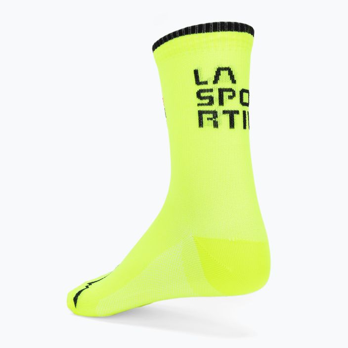 LaSportiva For Your Mountain чорапи за бягане жълто и черно 69R999720 3