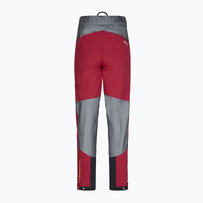 Мъжки панталони за туризъм LaSportiva Revel GTX с мембрана черно и бордо L55999320 2