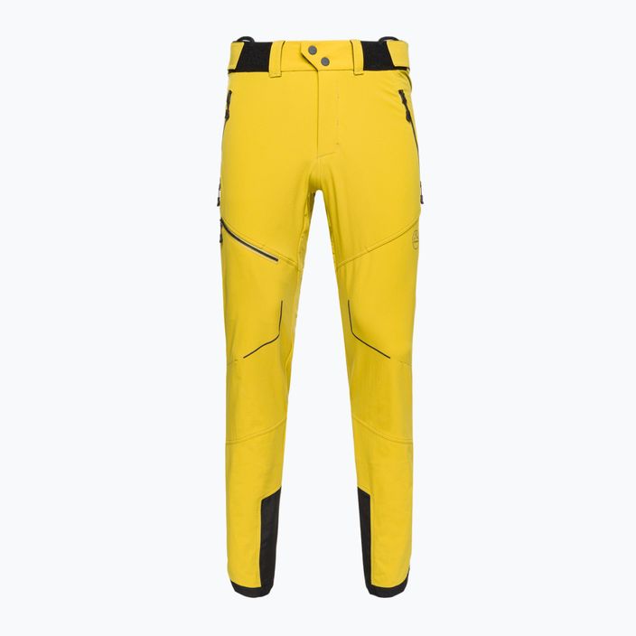 Мъжки софтшел панталони Excelsior на La Sportiva жълт L61723723
