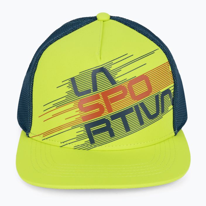LaSportiva Trucker Шапка Stripe Evo зеленозелено-синя бейзболна шапка Y41729639 4