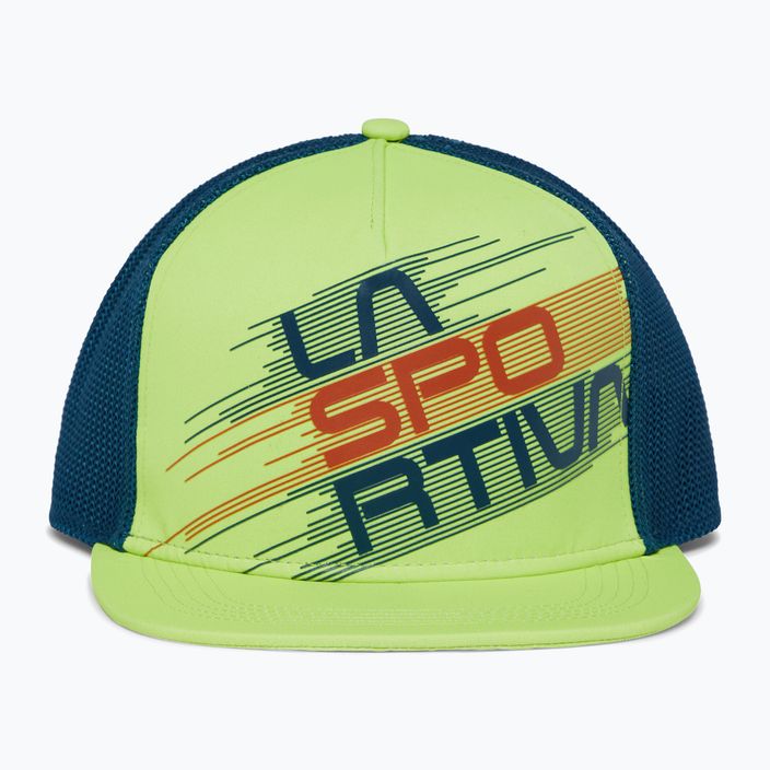 LaSportiva Trucker Шапка Stripe Evo зеленозелено-синя бейзболна шапка Y41729639 5