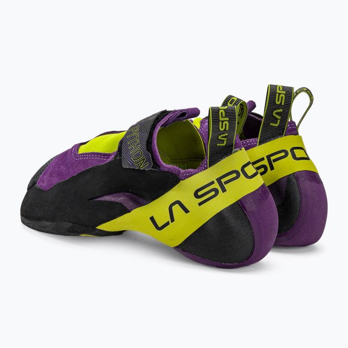 Мъжка обувка за катерене La Sportiva Python в черно и лилаво 20V500729 3