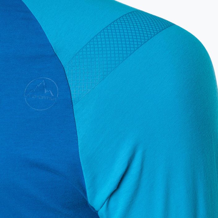 Мъжка тениска за трекинг La Sportiva Back Logo electric blue/maui 4