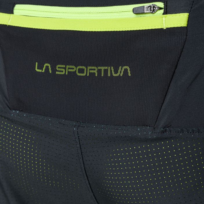 Мъжки къси панталони за бягане La Sportiva Trail Bite black/yellow P79999729 4
