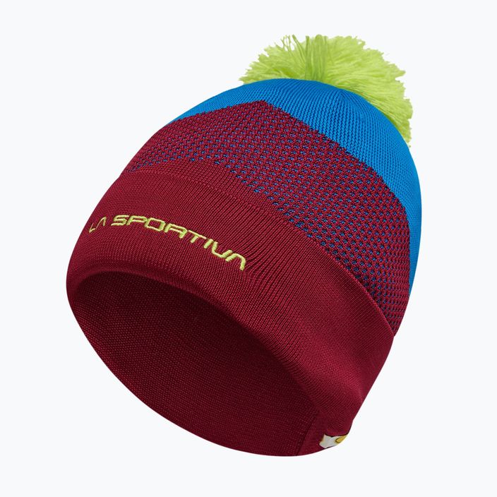 La Sportiva Knitty Beanie зимна шапка sangria/electric blue