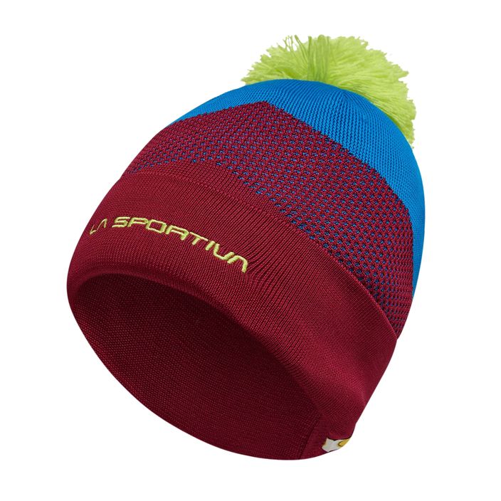 La Sportiva Knitty Beanie зимна шапка sangria/electric blue 2