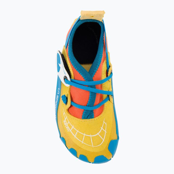 Детска обувка за катерене Gripit на La Sportiva, жълта/огнена 6