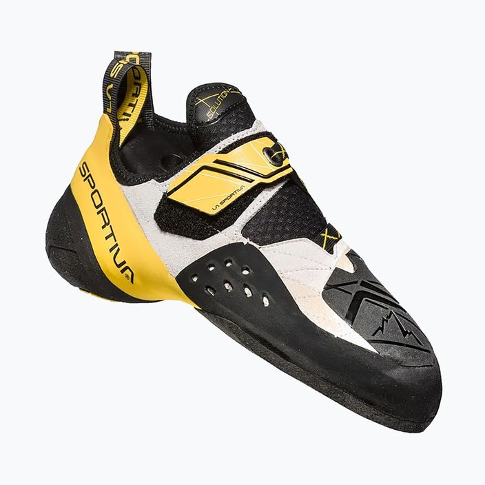 Мъжки обувки за катерене La Sportiva Solution в бяло и жълто 20G000100 12