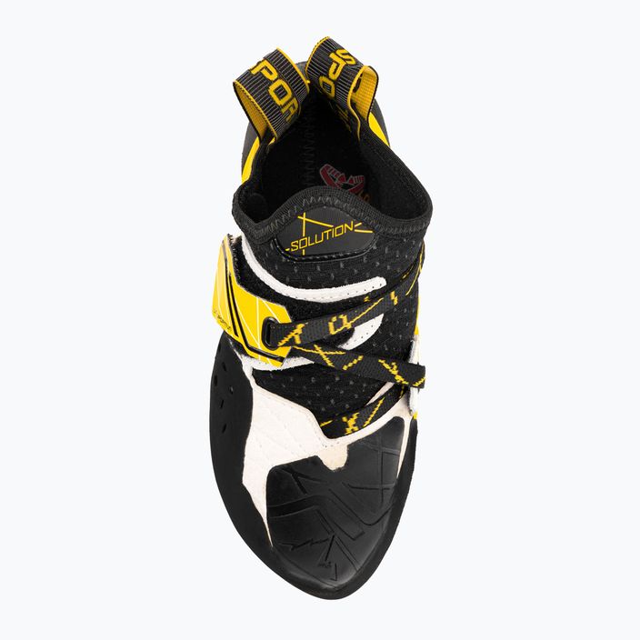 Мъжки обувки за катерене La Sportiva Solution в бяло и жълто 20G000100 6