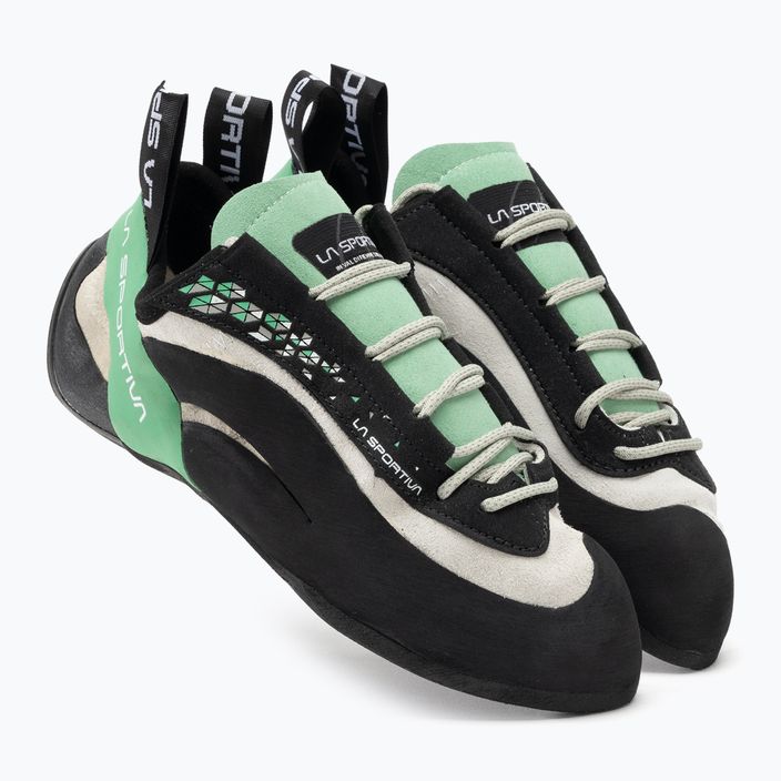 La Sportiva дамски обувки за катерене Miura white/jade green 4