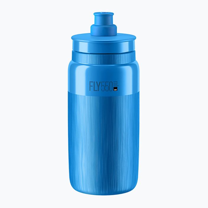 Elite FLY Tex 550 ml бутилка за велосипед със синьо/сиво лого