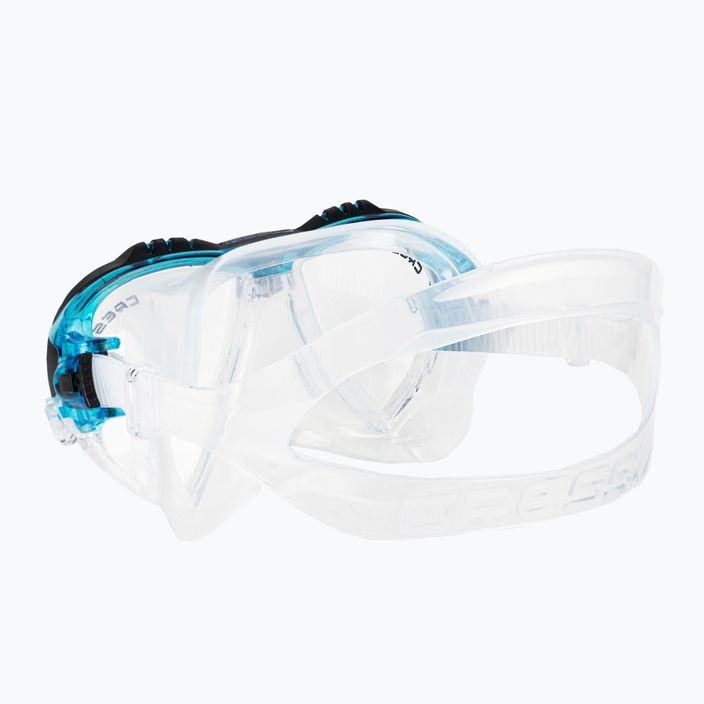Cressi Matrix прозрачна синя маска за гмуркане DS301063 4