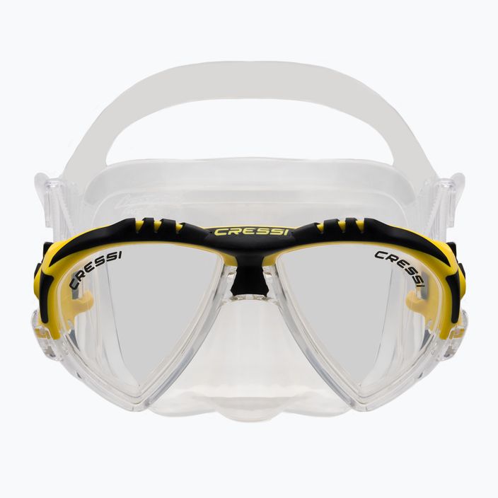 Комплект за гмуркане Cressi Matrix + Gamma маска + шнорхел жълт DS302504 2