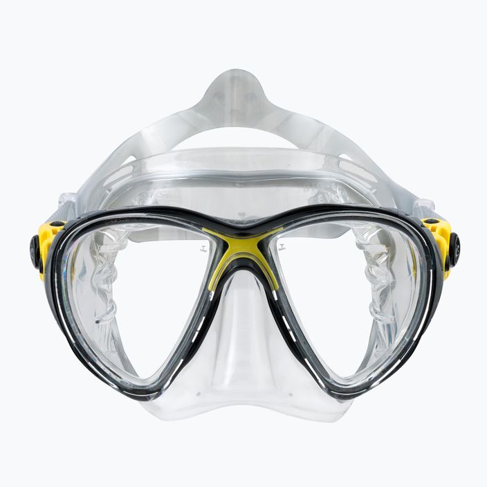 Cressi Big Eyes Evolution маска за гмуркане жълта DS340010 2