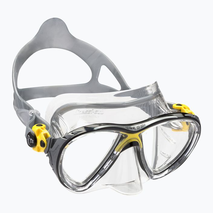 Cressi Big Eyes Evolution маска за гмуркане жълта DS340010 6