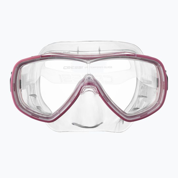 Cressi Onda прозрачна/розова маска за гмуркане 2