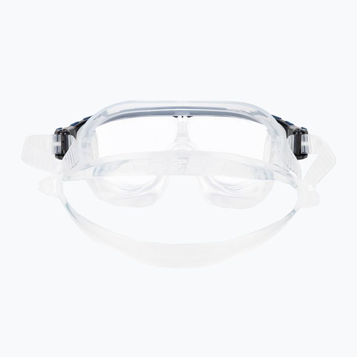 Cressi Skylight прозрачна/черна синя маска за плуване DE203320 5