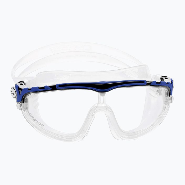 Cressi Skylight прозрачна/черна синя маска за плуване DE203320 6