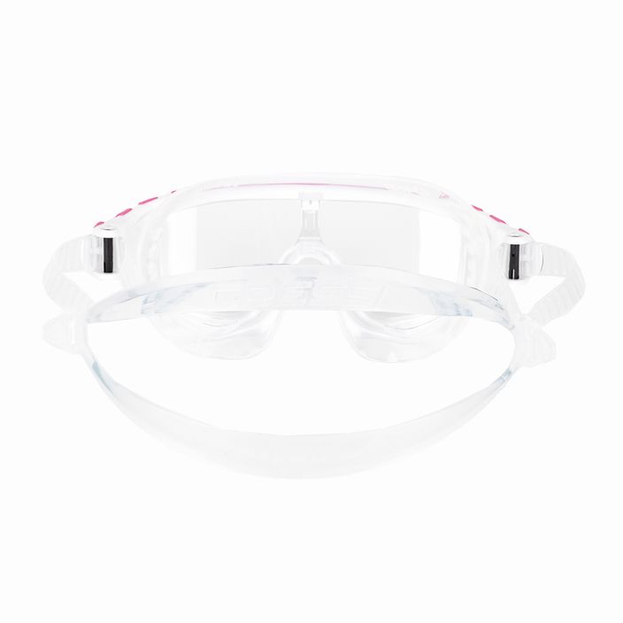 Cressi Skylight прозрачна/бяла розова маска за плуване DE203340 5