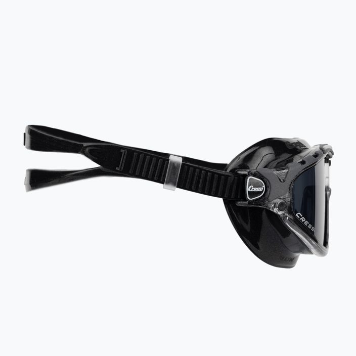 Cressi Skylight черна/черна маска за плуване с пушек DE203450 3