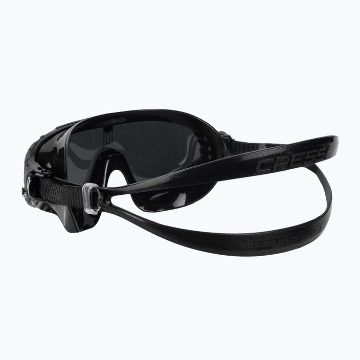 Cressi Skylight черна/черна сива огледална маска за плуване DE2034750 4
