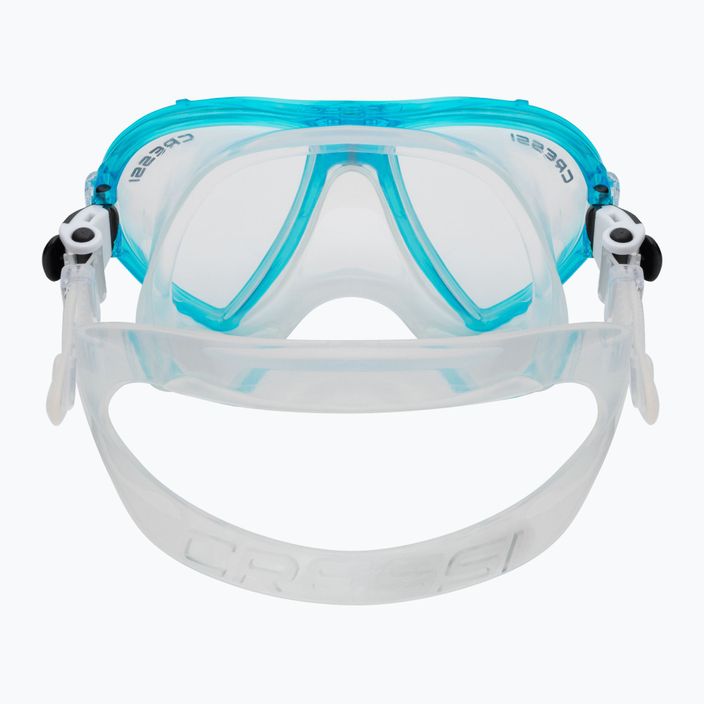 Комплект за гмуркане с шнорхел Cressi Ocean mask + Gamma snorkel clear blue DM1000113 5