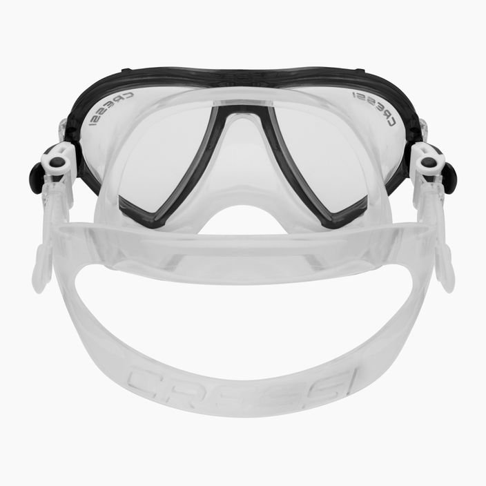 Комплект за гмуркане с шнорхел Cressi Ocean mask + Gamma snorkel clear/black DM1000115 5