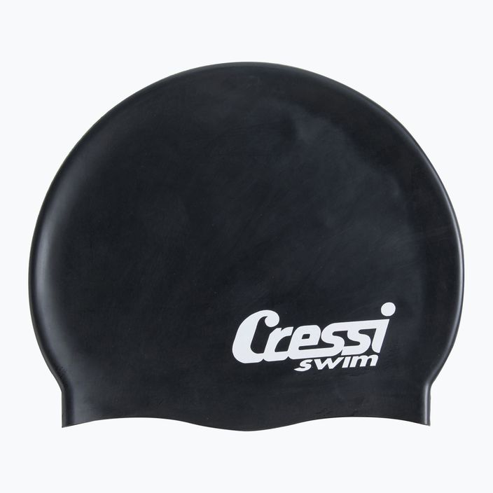 Cressi Силиконова плувна шапка черна XDF220 2
