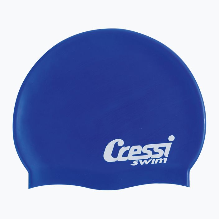 Детска шапка за плуване Cressi Силиконова шапка морско синьо XDF220 2