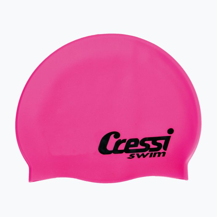 Детска шапка за плуване Cressi Silicone Cap pink XDF220 2