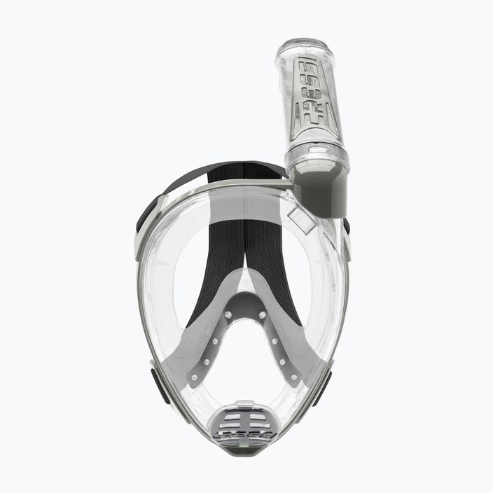 Cressi Duke Dry сива пълнолицева маска за гмуркане с шнорхел XDT000000 6