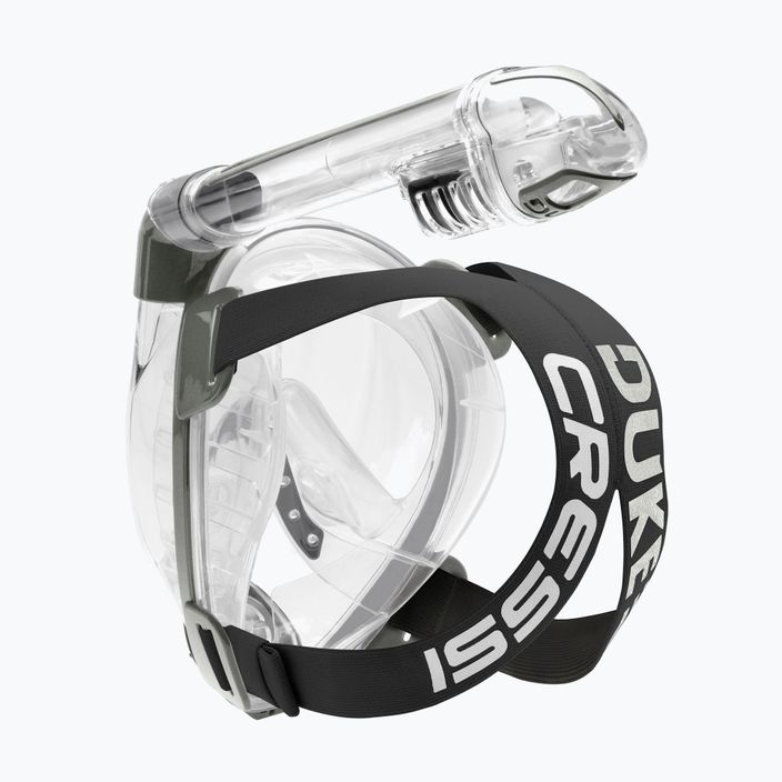 Cressi Duke Dry сива пълнолицева маска за гмуркане с шнорхел XDT000000 8