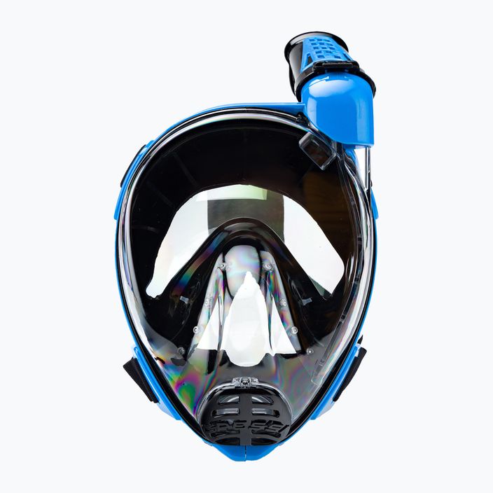 Cressi Duke Dry пълнолицева маска за гмуркане с шнорхел черна/синя XDT005020 2