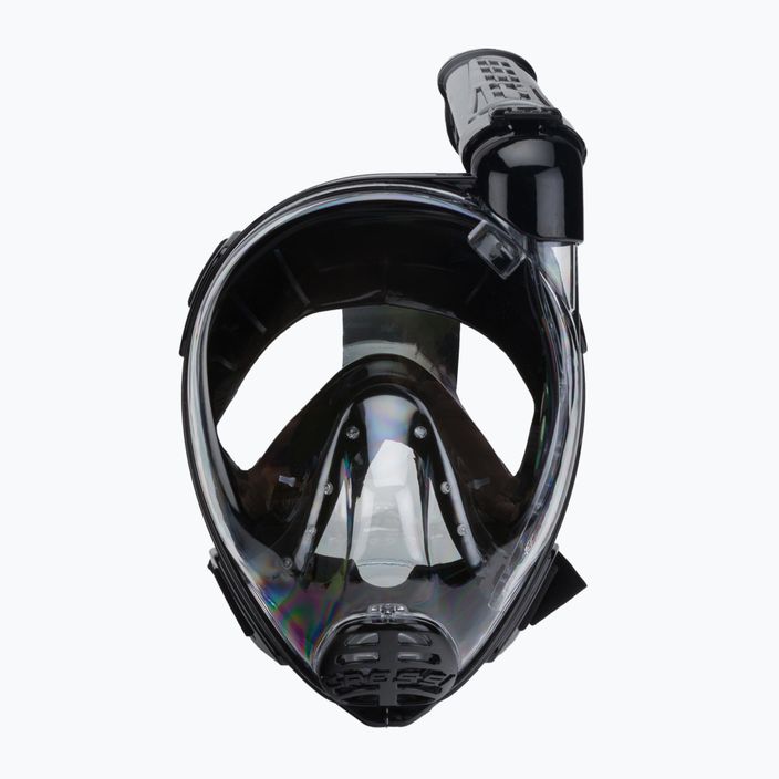 Cressi Duke Dry пълнолицева маска за гмуркане с шнорхел черна XDT005050 2