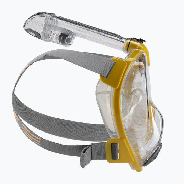 Целолицева маска за гмуркане Cressi Duke Dry жълта XDT000010 3