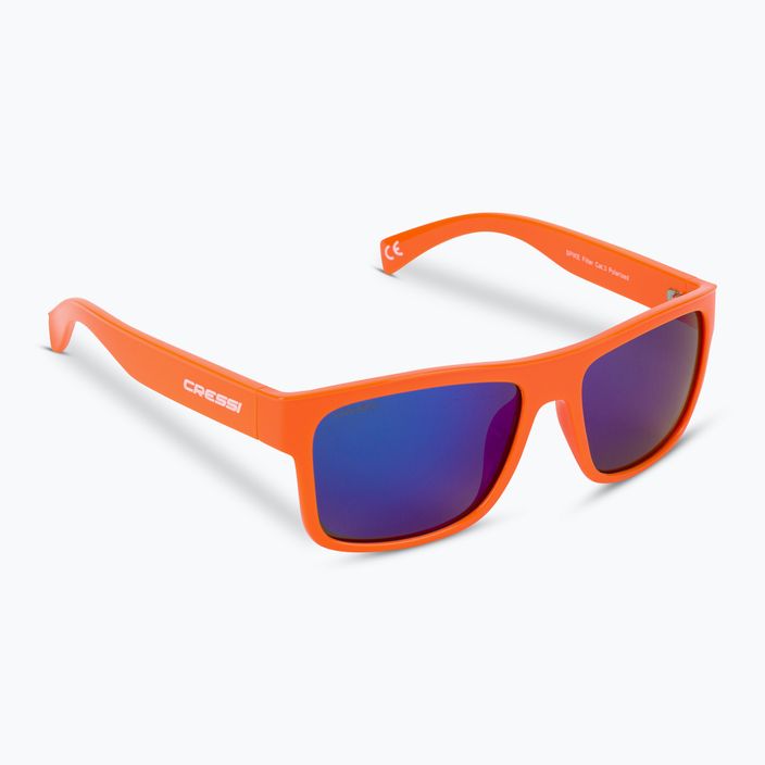 Cressi Spike оранжеви/сини огледални слънчеви очила XDB100552