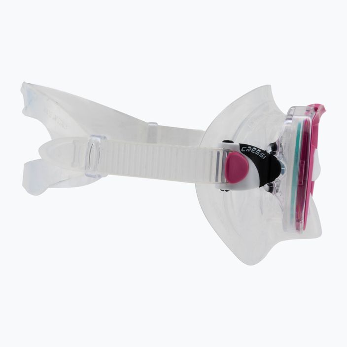 Cressi Mini Palau Bag детски комплект за гмуркане маска + шнорхел + плавници розов CA123129 7