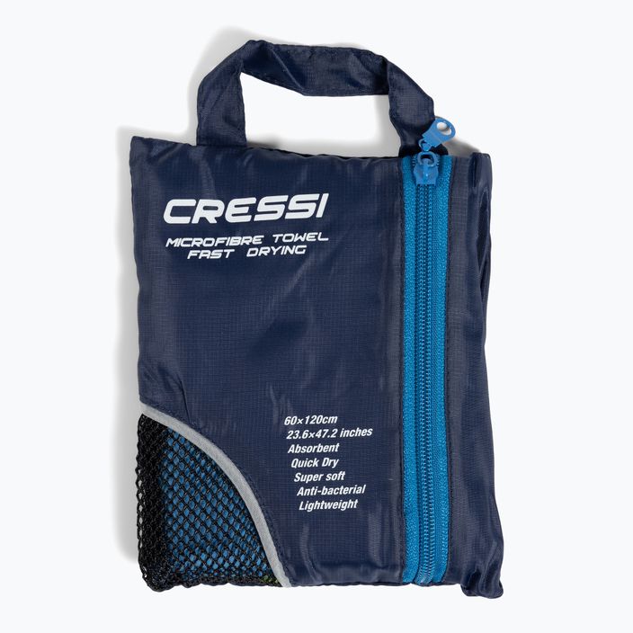Cressi Микрофибърна кърпа за бързо съхнене  синя XVA870030 5