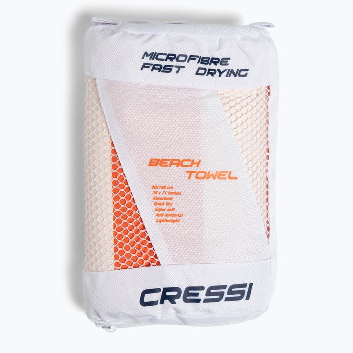 Кърпа за бързо съхнене Cressi Microfiber Stripe оранжева XVA871180 5