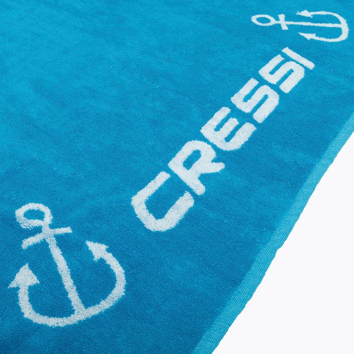 Cressi Памучна кърпа с рамка синя XVA906 3