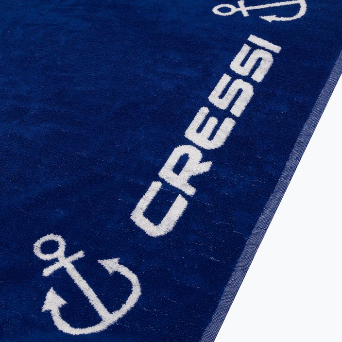 Cressi Памучна кърпа с рамка синя XVA906 3