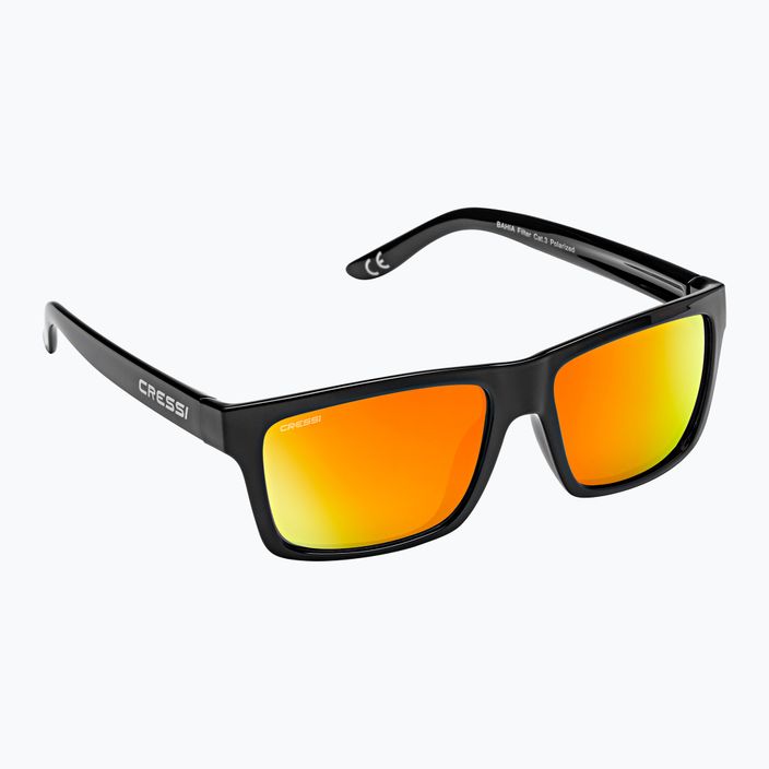 Cressi Bahia черно-оранжеви огледални слънчеви очила XDB100602 5