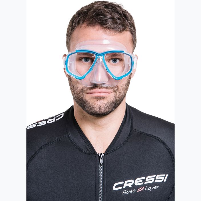 Маска за гмуркане Cressi Perla clear/blue 2