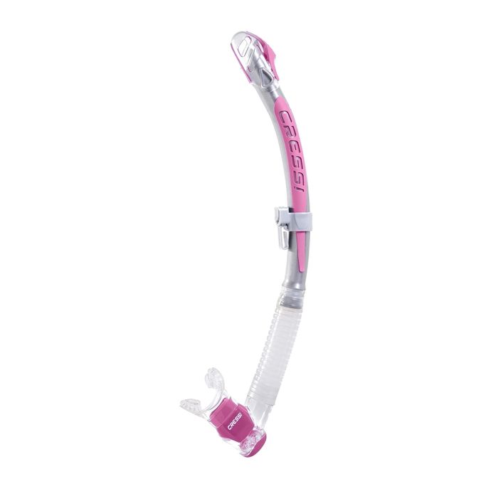 Шнорхел Cressi Corfu sil. clear/silver pink 2