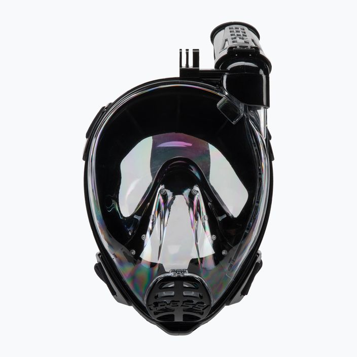 Cressi Duke Action пълнолицева маска за гмуркане с шнорхел черна XDT005250 2