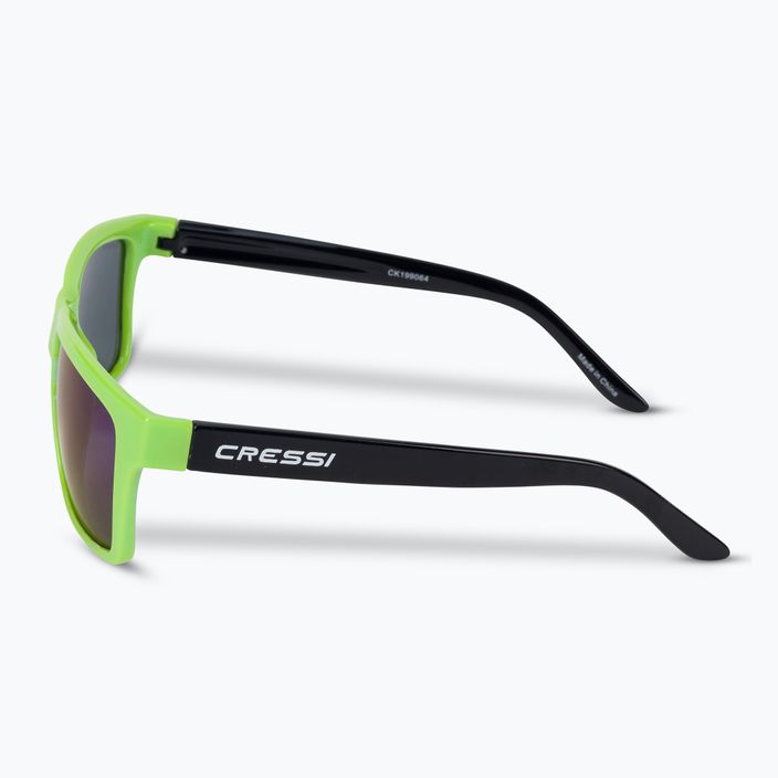 Cressi Bahia Floating черни/киви/сини огледални слънчеви очила XDB100705 4