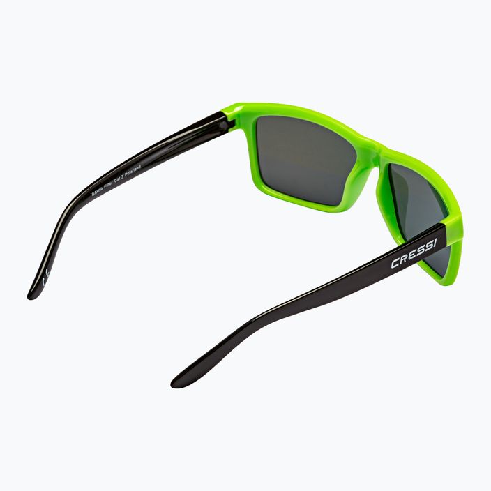 Cressi Bahia Floating черни/киви/сини огледални слънчеви очила XDB100705 6