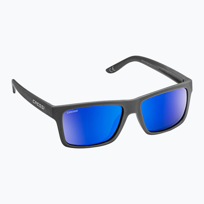 Слънчеви очила Cressi Bahia Floating charcoal/blue mirrored XDB100707 5